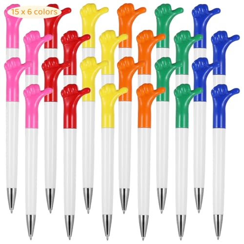 Motivierende Daumen-Design-Stifte, Kugelschreiber, Dankesstifte, Großpackung Geschenk-Set für Lehrer, Studenten, Krankenschwestern und Kollegen, 90 Stück Motivierende Daumen-Design-Stifte, Kugelschreiber, Dankesstifte, Großpackung Geschenk-Set für Lehrer, Studenten, Krankenschwestern und Kollegen, 90 Stück von Generisch
