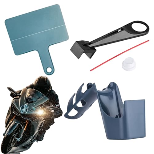Motorrad Kettenreiniger Set | Ketten Wartungsset Reinigungs Werkzeug | Motorradöler, Bürste, Ölsprayer, tragbarer Reiniger und Schmiermittel Applikator für Werkstatt, Outdoor Fahren, Garage und Reisen von Generisch
