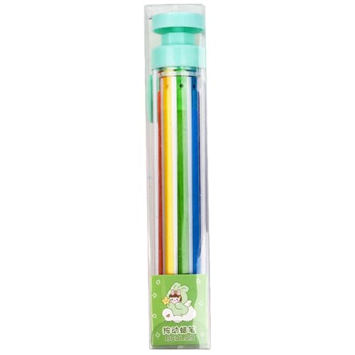 Multi-Color-Stift-Drehstifte-Multicolor-Stifte, glatt, , Geschenk für Kinder, 8-in-1 Regenbogenstifte für Studenten, Kinder, von Generisch