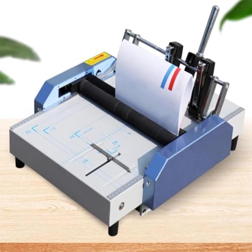 Multifunktionale 2-in-1-Papier-Falt- und Bindemaschine, Heftgerät für effiziente Dokumentenorganisation in Schulen und Druckgeschäften Multifunktionale 2-in-1-Papier-Falt- und Bindemaschine, Heftgerät für effiziente Dokumentenorganisation in Schulen und Druckgeschäften von Generisch