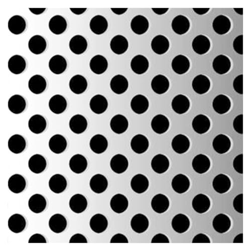 Multifunktionaler 0,8 mm dicker, perforierter Edelstahlblech, Gartenschutzzaun (0,23 x 1 m) für Zuhause, Outdoor und DIY-Projekte von Generisch