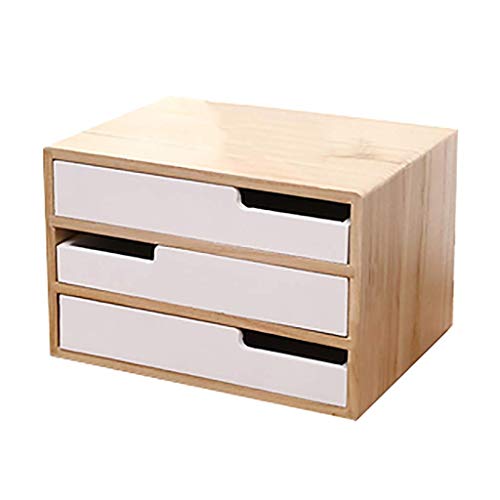 Multifunktionaler Büro-Aufbewahrungsschrank – Holz-Daten-Aufbewahrungsbox mit 2/3/4 Ebenen, A4-Papierhalter, kleine Kommode, 35 x 26 x 23 cm Multifunktionaler Büro-Aufbewahrungsschrank – Holz-Daten-Aufbewahrungsbox mit 2/3/4 Ebenen, A4-Papierhalter, kleine Kommode, 35 x 26 x 23 cm von Generisch