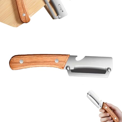 Multifunktionaler Gemüseschäler für die Küche, ultrascharfe Edelstahlklingen mit rutschfesten ergonomischen Griffen mit Flaschenöffner, für Obst, Apfel, Kartoffel, Kürbis, Papaya, Zucchini Multifunktionaler Gemüseschäler für die Küche, ultrascharfe Edelstahlklingen mit rutschfesten ergonomischen Griffen mit Flaschenöffner, für Obst, Apfel, Kartoffel, Kürbis, Papaya, Zucchini von Generisch