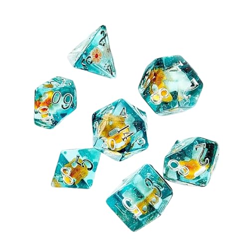 Mushroom Party Dice Set, Cartoon Polyhedral Dice, Sturdy Role Playing Cube Pack, 0.63x0.63 inches Fun Tabletop Game, Table Cubes for Kids Teens, and Adults Mushroom Party Dice Set, Cartoon Polyhedral Dice, Sturdy Role Playing Cube Pack, 0.63x0.63 inches Fun Tabletop Game, Table Cubes for Kids Teens, and Adults von Generisch
