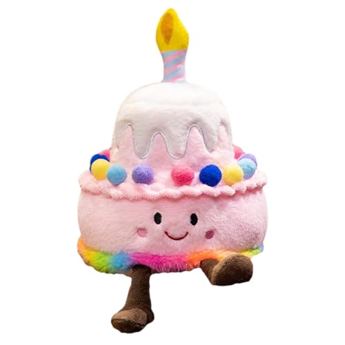 Musical Cake Plush - Geburtstagsspielzeug mit Kerzen, süßer Gesangstopfkuchen | Fun Plush Birthday Kuchenspielzeug mit eingebauter Musik, weicher Kerzenkuchen zum Feiern Tisch Geschenkdekorati Musical Cake Plush - Geburtstagsspielzeug mit Kerzen, süßer Gesangstopfkuchen | Fun Plush Birthday Kuchenspielzeug mit eingebauter Musik, weicher Kerzenkuchen zum Feiern Tisch Geschenkdekorati von Generisch