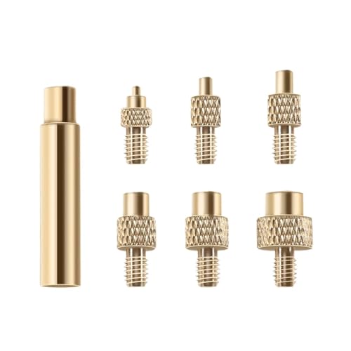 Muttern-Eisenspitze M2 M3 M4 M5 M6 M8 Messinggewinde Embedded Kit Wärmeeinführungswerkzeug for Kunststoff-3D-Drucker-Lötkolben(Type A-Insert Nut) von Generisch