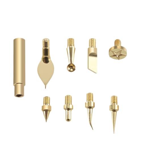 Muttern-Eisenspitze M2 M3 M4 M5 M6 M8 Messinggewinde Embedded Kit Wärmeeinführungswerkzeug for Kunststoff-3D-Drucker-Lötkolben(Type B-Insert Nut) von Generisch