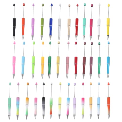Nachfüllbare Kugelschreiber, Perlenstifte, stilvolle Schreibgeräte, handgefertigte Kugelschreiber, handwerkliche Kugelschreiber-Designs, Journaling-Zubehör, stilvolle Schreibwerkzeuge für Studenten von Generisch