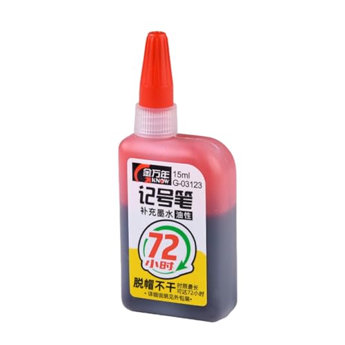 Generisch Nachfülltinte für Marker, Nachfülltinte für Permanentmarker, Super Color Permanent 72 Stunden Nachfülltinte, Wasserfestes, mehrfarbiges Bastelzubehör, Markerzubehör für Marker Generisch Nachfülltinte für Marker, Nachfülltinte für Permanentmarker, Super Color Permanent 72 Stunden Nachfülltinte, Wasserfestes, mehrfarbiges Bastelzubehör, Markerzubehör für Marker von Generisch