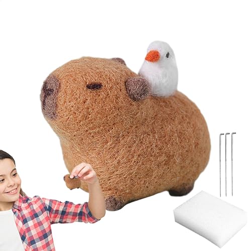 Nadelfilz-Set - Filznadeln, Handwerk, Heimgeschenk, Filznadel-Set, Filz-Bastelwerkzeuge | Filzset mit Nadeln, komplettes Nadelfilzset mit Anleitung für Tierprojekte Nadelfilz-Set - Filznadeln, Handwerk, Heimgeschenk, Filznadel-Set, Filz-Bastelwerkzeuge | Filzset mit Nadeln, komplettes Nadelfilzset mit Anleitung für Tierprojekte von Generisch