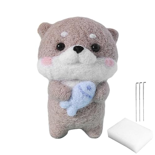 Nadelfilz-Set – Tier-Nadelfilz-Set | Tragbares Nadelfilzzubehör Kits | Handarbeits-Bastelfilzwerkzeug | Nadelfilz-Set mit Filznadeln und Bastelzubehör für Zuhause Nadelfilz-Set – Tier-Nadelfilz-Set | Tragbares Nadelfilzzubehör Kits | Handarbeits-Bastelfilzwerkzeug | Nadelfilz-Set mit Filznadeln und Bastelzubehör für Zuhause von Generisch