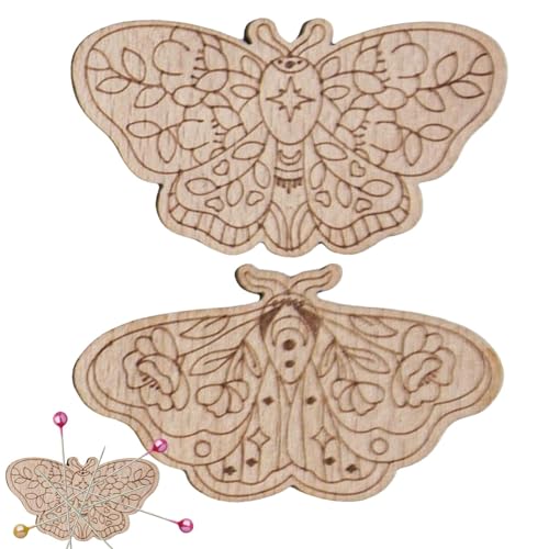 Nadelhalter aus Holz | Quiltnadel-Magnethalter, Schmetterling-Design, Quiltnadelhalter, Quilt-Nadelhalter für Sticknadeln Nadelhalter aus Holz | Quiltnadel-Magnethalter, Schmetterling-Design, Quiltnadelhalter, Quilt-Nadelhalter für Sticknadeln von Generisch