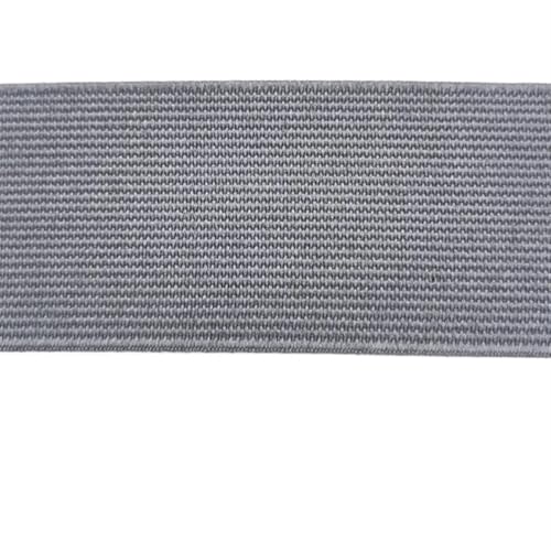 Nähen Elastisches Band 2M 20/25/30/40/50mm Gummiband Umschlaggummiband for Unterwäsche Hosen BH Gummikleidung Verstellbarer weicher Gummibund(Gray,40mm) von Generisch