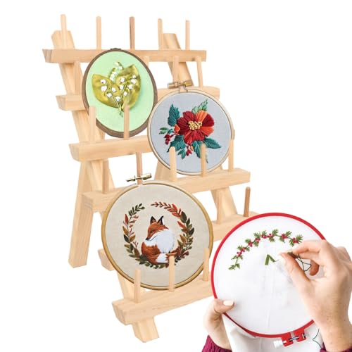 Nähgarnhalter - Platzsparende Garnspulenablage Mit Klappbaren Beinen - Kompakte Ordnung Für Stickerei, Nähen, Quilten Und Perückenherstellung Nähgarnhalter - Platzsparende Garnspulenablage Mit Klappbaren Beinen - Kompakte Ordnung Für Stickerei, Nähen, Quilten Und Perückenherstellung von Generisch