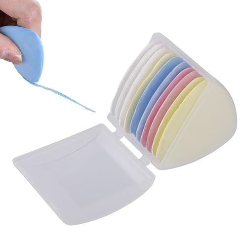 Nähkreide – Schneiderkreide in verschiedenen Farben, bunte Stoffkreide mit Dreiecksform, waschbare Stoffkreide zum Nähen, Schneiderkreide, Stoffmarker zum Basteln, Nähen, Quilten Nähkreide – Schneiderkreide in verschiedenen Farben, bunte Stoffkreide mit Dreiecksform, waschbare Stoffkreide zum Nähen, Schneiderkreide, Stoffmarker zum Basteln, Nähen, Quilten von Generisch