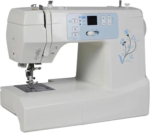Nähmaschine mit Overlock – maximale Stichlänge 4,5 mm, zwei Nähmodi, Fußpedal-Geschwindigkeitsregelung von Generisch