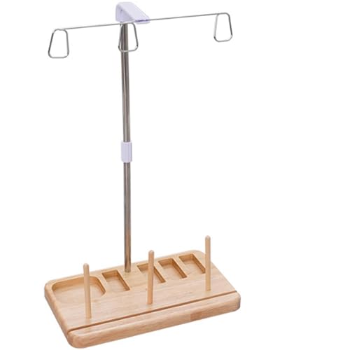 Nähmaschinen-Fadenhalter, Stickgarnhalter - Haushaltsnähzubehör zum Nähen Holztür für Steppdecken Nähmaschinen-Fadenhalter, Stickgarnhalter - Haushaltsnähzubehör zum Nähen Holztür für Steppdecken von Generisch