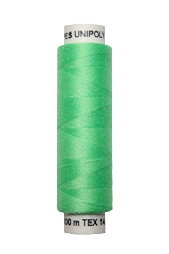 Nähmaschinen Nähgarn 100 m Polyester UNIPOLY 14x2 grün (0622) von Generisch