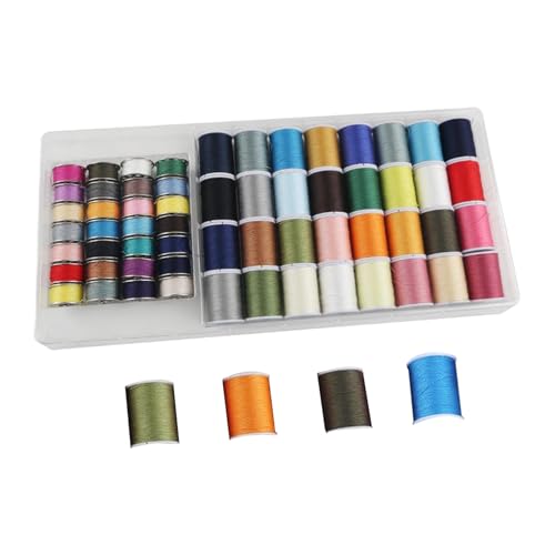 Nähmaschinengarn, Stickgarn-Set, Quilt-Garn-Set mit kompatibler Passform und lebendigen Farben für Quilt- und Bastelprojekte, 1 Set von Generisch