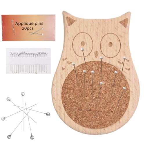 Nähnadelkissen – niedliches Nadelkissen aus Holz – Kunsthandwerk Zubehör für Bekleidung, Handwerk, Reparaturen, tägliche Projekte zu Hause Nähnadelkissen – niedliches Nadelkissen aus Holz – Kunsthandwerk Zubehör für Bekleidung, Handwerk, Reparaturen, tägliche Projekte zu Hause von Generisch