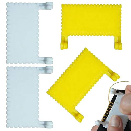 Nähnaht Maßband,4 Teile Clip On Kantensteppführung - Tragbar Messgerät Nadelmesser für Anfänger Profis Heimquilzen Säumen Nähen Nähnaht Maßband,4 Teile Clip On Kantensteppführung - Tragbar Messgerät Nadelmesser für Anfänger Profis Heimquilzen Säumen Nähen von Generisch