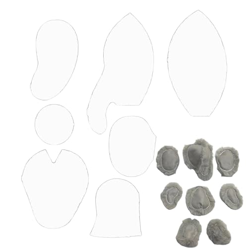 Nähvorlagen Für Anfänger, Elefanten Nähvorlagen Für Anfänger, Praktische Lineale Acryl Handwerkzeug Quiltzubehör Zum Spielzeugmachen Schneiden Nähvorlagen Für Anfänger, Elefanten Nähvorlagen Für Anfänger, Praktische Lineale Acryl Handwerkzeug Quiltzubehör Zum Spielzeugmachen Schneiden von Generisch