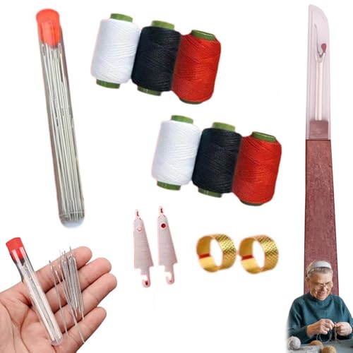 Nähwerkzeug-Set, 37-teilig, Nadeln, Faden, Handreparaturwerkzeuge, tragbares Näharbeitsset, DIY handgefertigtes Bastelset für Anfänger, professionelle DIY-Liebhaber Nähwerkzeug-Set, 37-teilig, Nadeln, Faden, Handreparaturwerkzeuge, tragbares Näharbeitsset, DIY handgefertigtes Bastelset für Anfänger, professionelle DIY-Liebhaber von Generisch