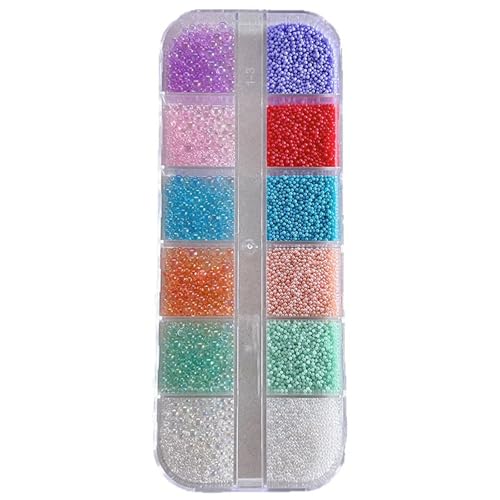 Nagelkunst-Strasssteine mit 12 Fächern, glitzernde, bunte Perlen, Nageldesign, Maniküre-Charm-Handwerk Nagelkunst-Strasssteine mit 12 Fächern, glitzernde, bunte Perlen, Nageldesign, Maniküre-Charm-Handwerk von Generisch