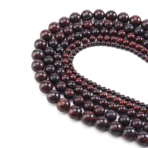 Natürliche Edelsteinperlen, rund, lose Perlen, Steinperlen für Schmuckherstellung, DIY-Armband, ES D, 4 mm, 90 Stück von Generisch
