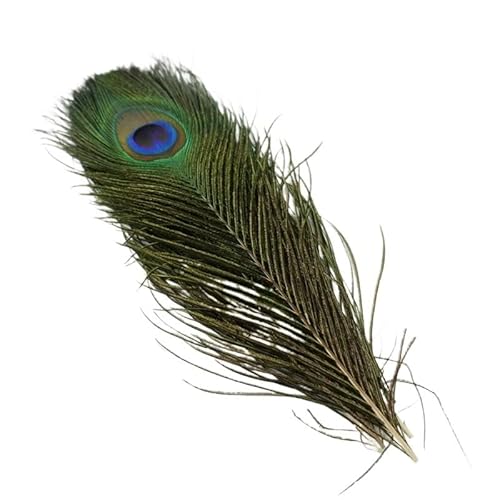 Natürliche Federn DIY Tisch Mittelstücke Schwert Plume Hochzeit Party Dekoration Karneval Zubehör(25-30cm,50Pcs) von Generisch