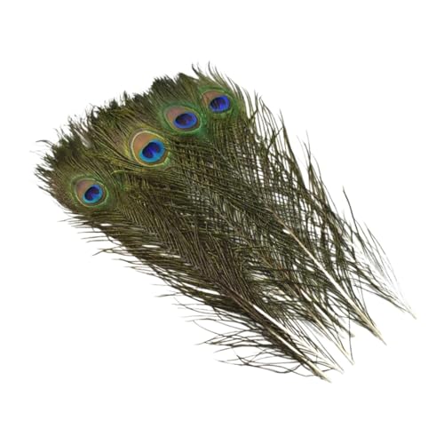 Natürliche Federn DIY Tisch Mittelstücke Schwert Plume Hochzeit Party Dekoration Karneval Zubehör(40-45cm,100Pcs) von Generisch