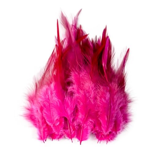 Natürliche Hahnenfedern zum Basteln, 10-15 cm, Huhnfedern, Schmuck, Ohrringe, Dekoration, Zubehör, Rose, 100 Stück/Los, 10-15 cm Natürliche Hahnenfedern zum Basteln, 10-15 cm, Huhnfedern, Schmuck, Ohrringe, Dekoration, Zubehör, Rose, 100 Stück/Los, 10-15 cm von Generisch
