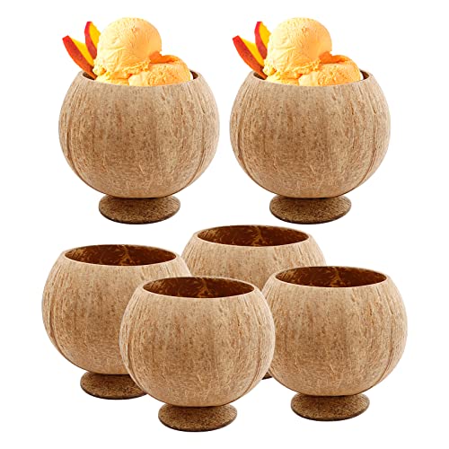 Natürliche Kokosnussschalen-Becher – umweltfreundliche Luau-Party-Dekoration für Restaurants und Veranstaltungen von Generisch