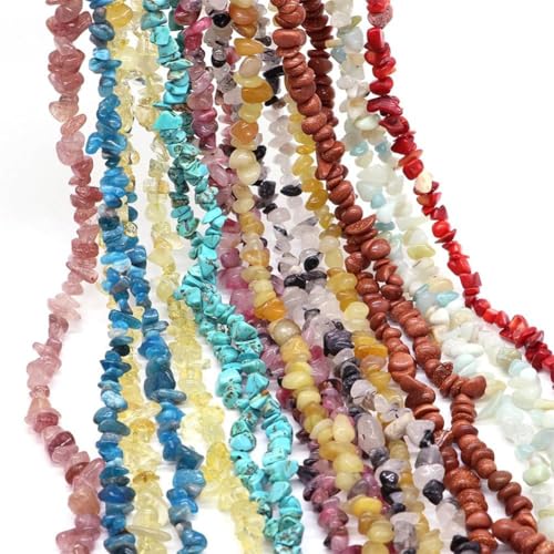 Natürliche Kristallsteinperlen für selbstgemachte Schmuckherstellung, Halskette und Armbandherstellung Natürliche Kristallsteinperlen für selbstgemachte Schmuckherstellung, Halskette und Armbandherstellung von Generisch