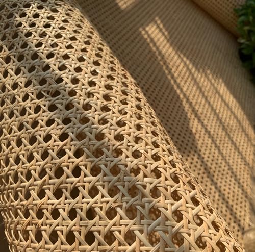Natürliche Rattan-Rolle, 55 cm breit, Wiener Stroh, Meterware, 55 x 200 cm, gewebte Mattenrolle für Möbel, Stühle, Körbe, Taschen, DIY, Handwerk, umweltfreundliches Material Natürliche Rattan-Rolle, 55 cm breit, Wiener Stroh, Meterware, 55 x 200 cm, gewebte Mattenrolle für Möbel, Stühle, Körbe, Taschen, DIY, Handwerk, umweltfreundliches Material von Generisch