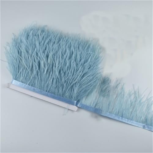 Natürliche Straußenfeder-Besatz, Höhe 8–10 cm, zum Basteln, Basteln, Hochzeit, Party, Kleid, Dekoration, 22 Stück Natürliche Straußenfeder-Besatz, Höhe 8–10 cm, zum Basteln, Basteln, Hochzeit, Party, Kleid, Dekoration, 22 Stück von Generisch