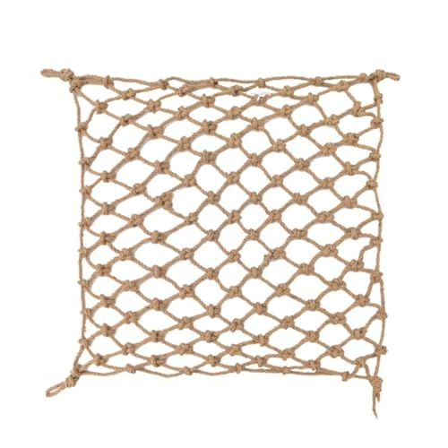 Natürliches Juteseil für Wandbehang, Dekoration, 8 m x 9 m, dekoratives Netz für Cafés, Partys, Gärten, Innen- und Außenbereich, Pflanzenkletterdekoration Natürliches Juteseil für Wandbehang, Dekoration, 8 m x 9 m, dekoratives Netz für Cafés, Partys, Gärten, Innen- und Außenbereich, Pflanzenkletterdekoration von Generisch