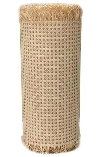 Natürliches Rattan-Gurtband auf Rolle, Polsterstoff für Stuhlreparatur, Gartenspalier, Sichtschutz und Paneele von Generisch