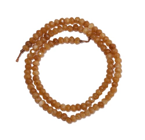 Naturstein-Achat-Perlen, mehrfarbig, Abstandshalter für Schmuckherstellung, DIY-Armbänder, 6 x 4 mm, ca. 75 Stück von Generisch