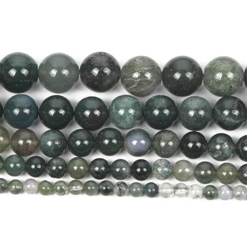 Naturstein-Perlen, rund, lose Perlen für Schmuckherstellung, Handarbeit, DIY, Armband, Perlen, 4/6/8/10/12 mm, 17, 4 mm, 88–90 Stück Naturstein-Perlen, rund, lose Perlen für Schmuckherstellung, Handarbeit, DIY, Armband, Perlen, 4/6/8/10/12 mm, 17, 4 mm, 88–90 Stück von Generisch