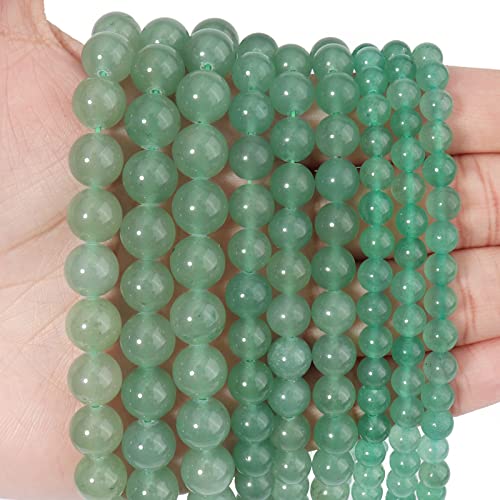 Natursteinperlen, 8 mm, grüne Aventurin-Perlen, Energiekristall, Power-Edelstein für Schmuckherstellung, DIY-Armband, Halskette, ZW-A-1905, 45 Stück Natursteinperlen, 8 mm, grüne Aventurin-Perlen, Energiekristall, Power-Edelstein für Schmuckherstellung, DIY-Armband, Halskette, ZW-A-1905, 45 Stück von Generisch
