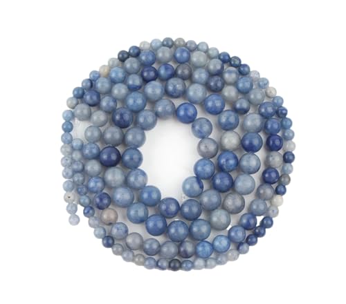 Natursteinperlen, Türkis, runde Perlen für selbstgemachte Armbänder, Schmuckherstellung, 11, 4 mm, ca. 91 Stück Natursteinperlen, Türkis, runde Perlen für selbstgemachte Armbänder, Schmuckherstellung, 11, 4 mm, ca. 91 Stück von Generisch