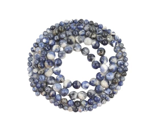 Natursteinperlen, Türkis, runde Perlen für selbstgemachte Armbänder, Schmuckherstellung, 12 x 10 mm, ca. 36 Stück von Generisch