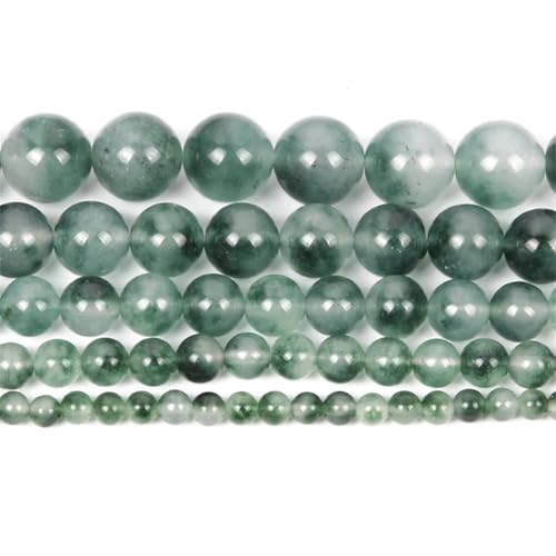 Natursteinperlen, rund, lose für Schmuckherstellung, Halsketten, zum Auffinden von Armbändern, Ohrringen, Strang, 4–12 mm, 44 x 8 mm, 44–46 Stück Natursteinperlen, rund, lose für Schmuckherstellung, Halsketten, zum Auffinden von Armbändern, Ohrringen, Strang, 4–12 mm, 44 x 8 mm, 44–46 Stück von Generisch