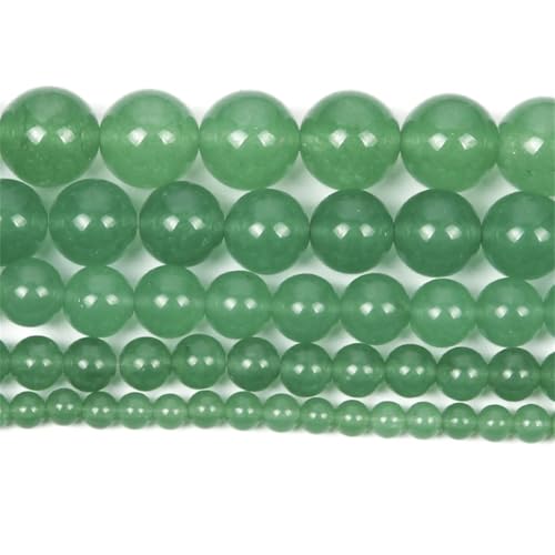 Natursteinperlen, rund, lose für Schmuckherstellung, Halsketten, zum Finden von Armbändern, Ohrringen, Strang, 4–12 mm, 36, 6 mm, 60–62 Stück Natursteinperlen, rund, lose für Schmuckherstellung, Halsketten, zum Finden von Armbändern, Ohrringen, Strang, 4–12 mm, 36, 6 mm, 60–62 Stück von Generisch