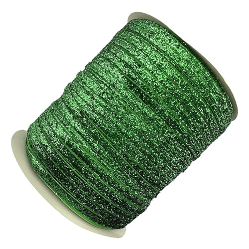 Neu 6mm Glitter Samt Band Keine Elastische Single Gesicht Band Stirnband Clips Bogen Dekoration(06) von Generisch