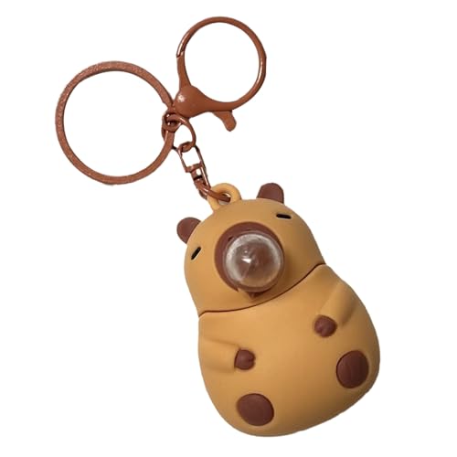 Niedliche Capybara -Schlüsselbund - Squeeze Car Anhänger mit Bubble | Silikon -Zappelspielzeug | Cartoon Hände trainieren Spielzeug mit weichem Design | Zappelspielzeug für , Kinder, Reisen, Spa Niedliche Capybara -Schlüsselbund - Squeeze Car Anhänger mit Bubble | Silikon -Zappelspielzeug | Cartoon Hände trainieren Spielzeug mit weichem Design | Zappelspielzeug für , Kinder, Reisen, Spa von Generisch