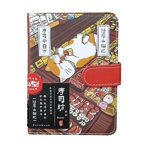 Niedliche Cartoon -Katzen -Notizblocke - Magnetic snaap Japanisches Skizzenbuch, reisefreundliches Notebook -Design | Einfaches grundlegendes Student -Tagebuchhandbuch, skurriles Katzenthema Niedliche Cartoon -Katzen -Notizblocke - Magnetic snaap Japanisches Skizzenbuch, reisefreundliches Notebook -Design | Einfaches grundlegendes Student -Tagebuchhandbuch, skurriles Katzenthema von Generisch