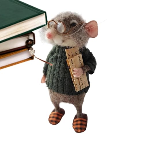 Niedliche Filzmäuse, niedliche Wollfilzmäuse, Mäuse Figur Weihnachtsdekoration, Nadelfilz Mäuse Dekoration, Weihnachtsmäuse Puppe Dekoration Niedliche Filzmäuse, niedliche Wollfilzmäuse, Mäuse Figur Weihnachtsdekoration, Nadelfilz Mäuse Dekoration, Weihnachtsmäuse Puppe Dekoration von Generisch
