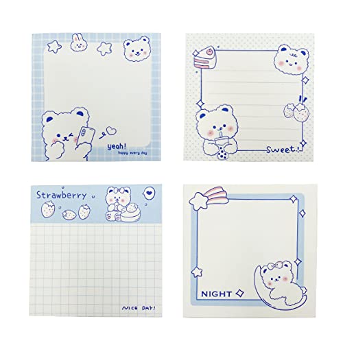 Niedliche Haftnotizen, Kawaii-Bär-Design, Notizblöcke für Schule, Büro und Zuhause, ideal für Studenten, Planer und Schreibwarenliebhaber Niedliche Haftnotizen, Kawaii-Bär-Design, Notizblöcke für Schule, Büro und Zuhause, ideal für Studenten, Planer und Schreibwarenliebhaber von Generisch